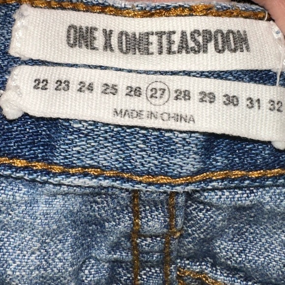 One X one teaspoon women’s awesome baggies distressed denim jeans 27 - Picture 6 of 11